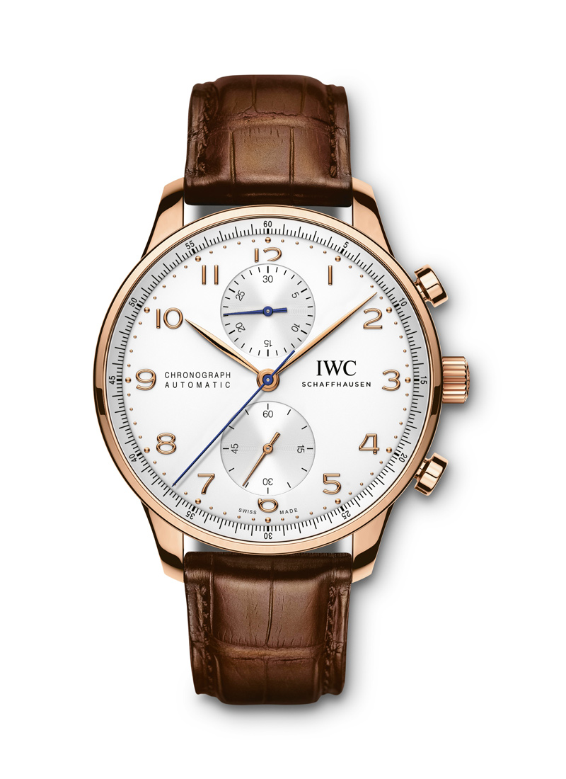 IWC ポルトギーゼ・クロノグラフ 18Kレッドゴールド/革 IW371611