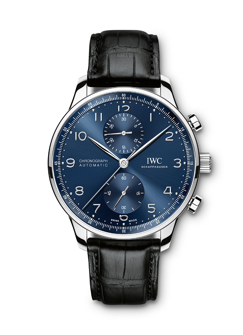 IWC ポルトギーゼ・クロノグラフ SS/革_IW371606