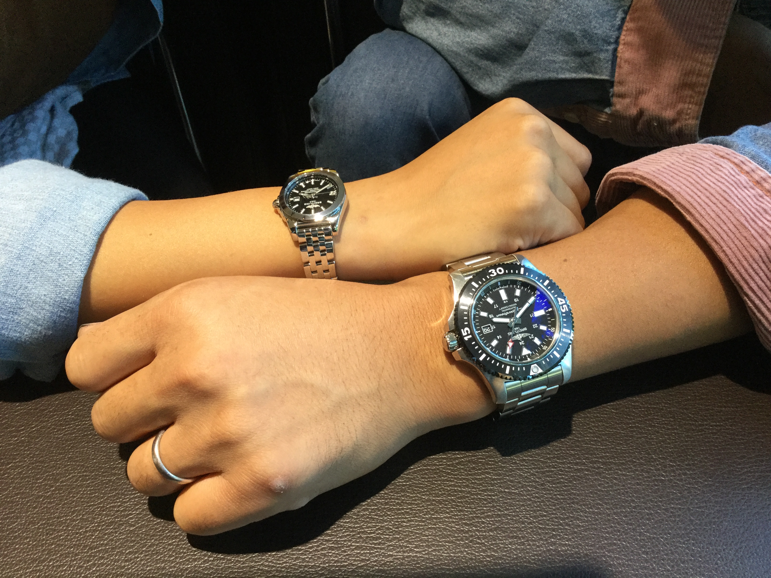 Masters golf 2003 記念腕時計　ペア ブライトリング】結婚10周年のペアウォッチをご購入いただきました