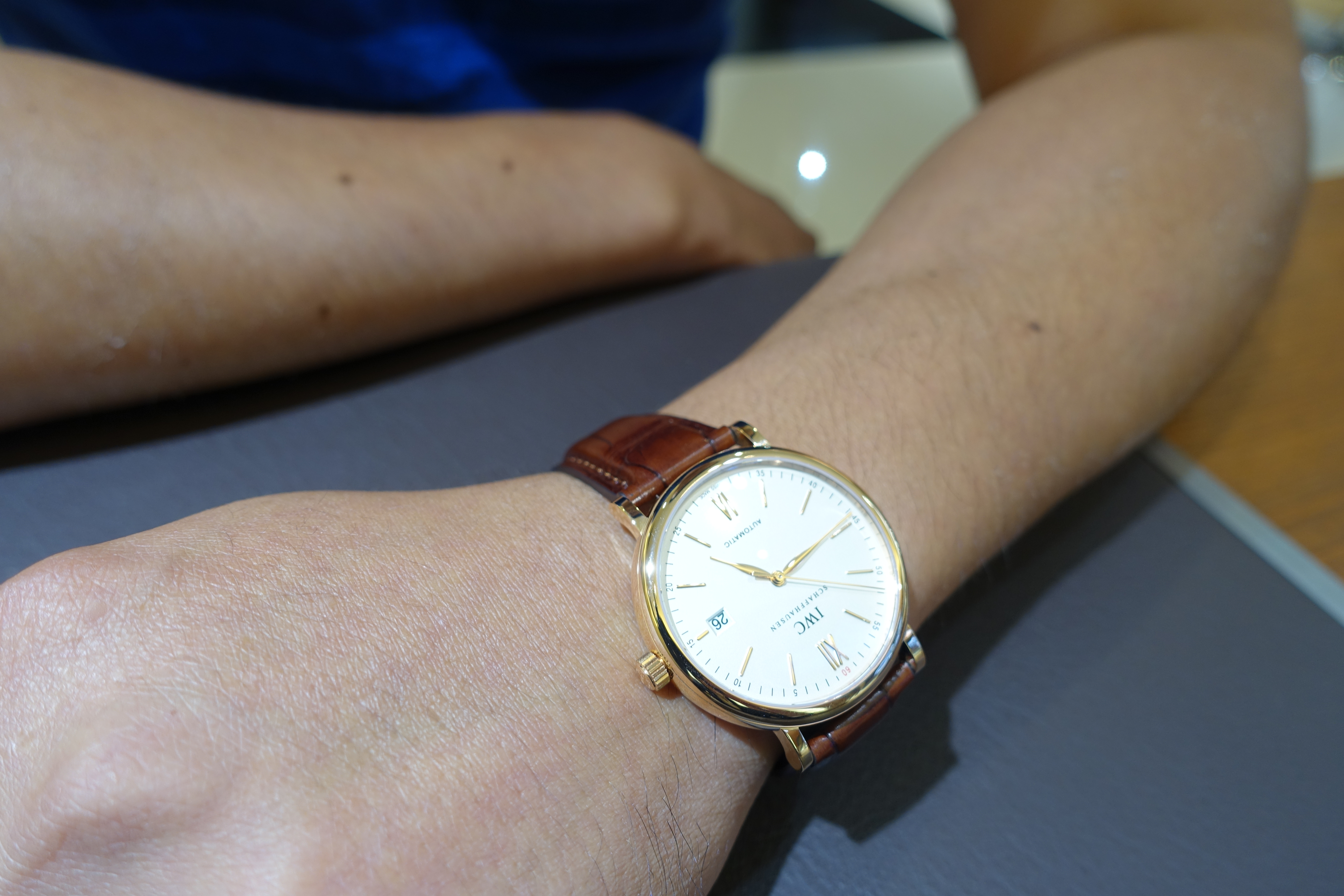 宅送] ♪♪IWC ポートフィノクロノグラフ K18YG/750 無垢 メンズ
