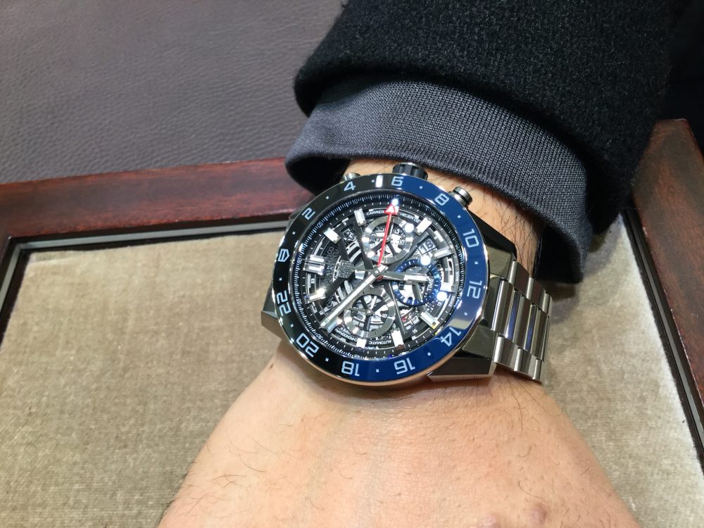 タグ・ホイヤー】カレラ キャリバーホイヤー02 クロノグラフGMT  