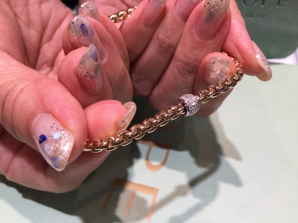 FOPE_フォッペ_EKA TINY_エカタイニー_FLEX’IT ブレスレット_733B PAVEM_ローズゴールド