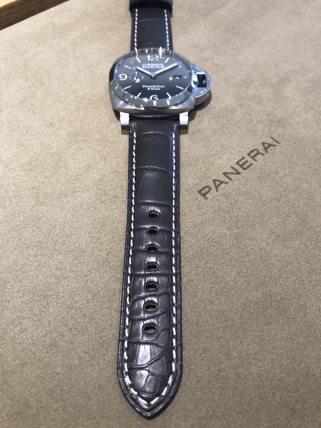 PANERAI_パネライ_strap_アリゲーターグレー