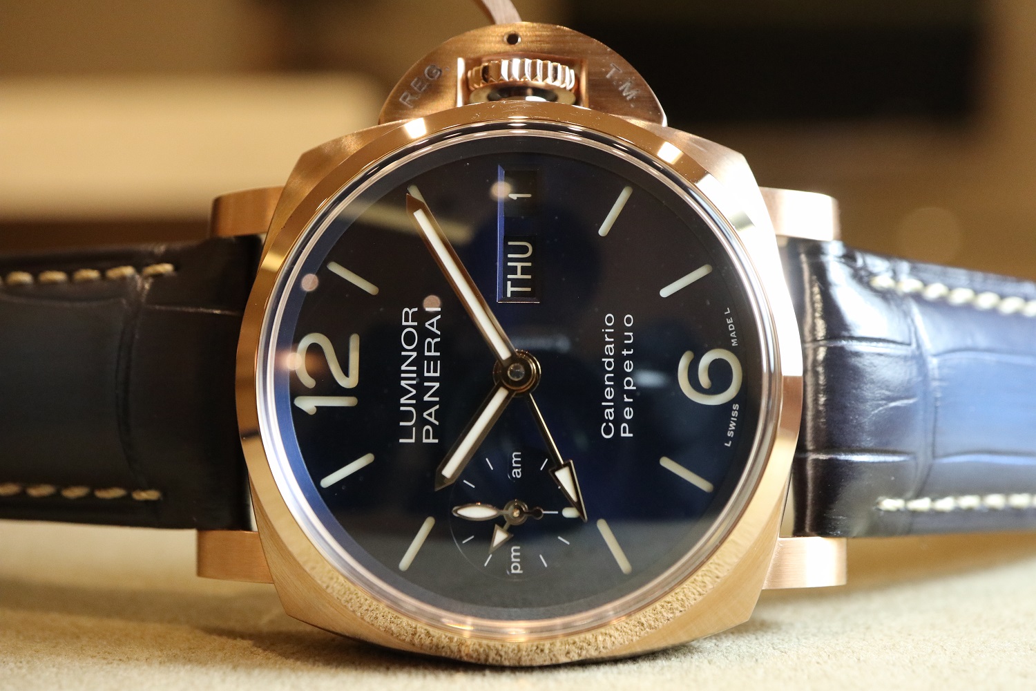 ルミノール_パーペチュアル カレンダー_ ゴールドテック_PAM00742_パネライ_PANERAI