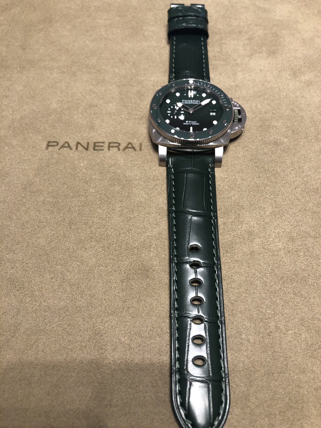 PANERAI_パネライ_strap_アリゲーターグレー