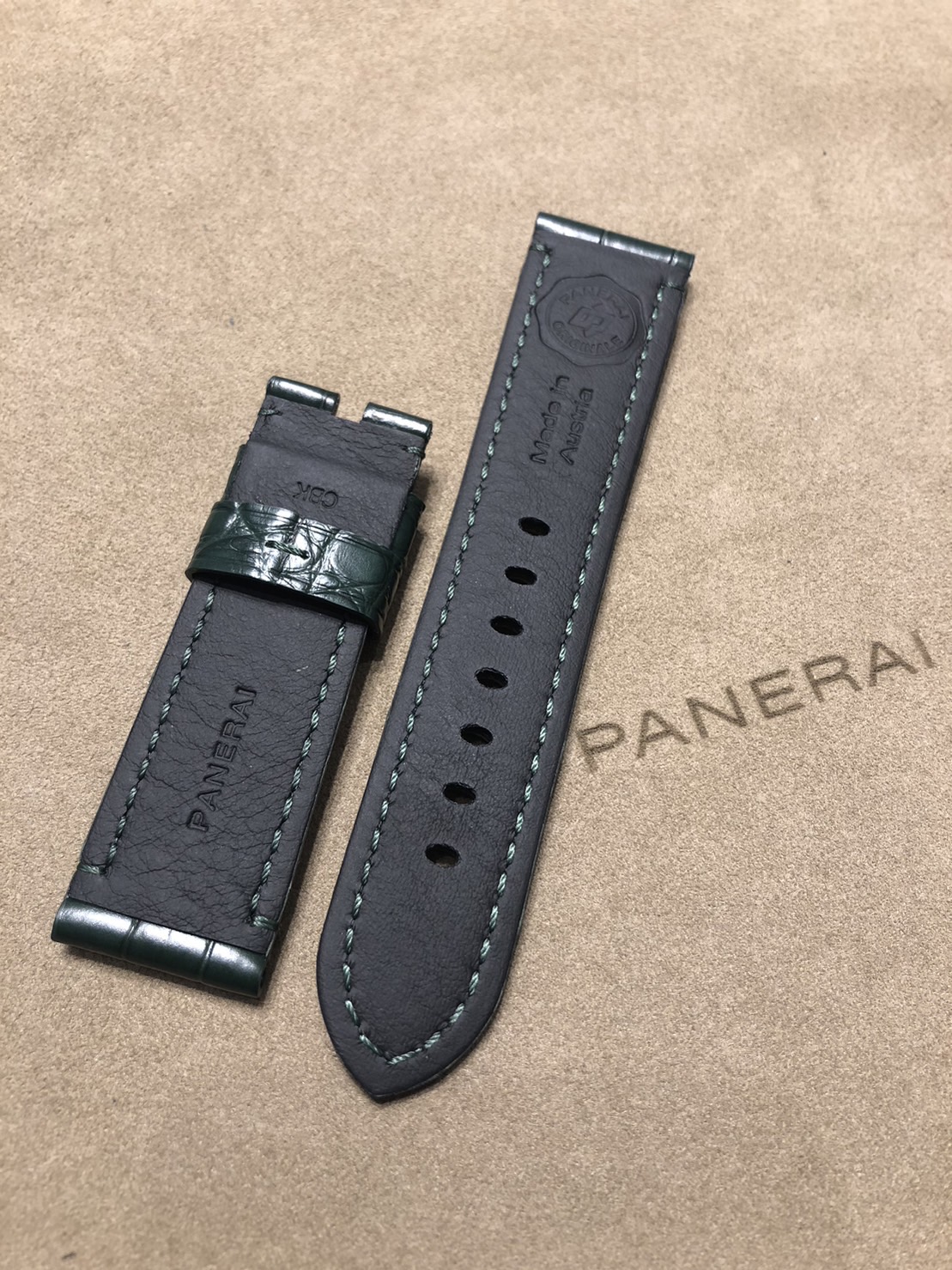 PANERAI_パネライ_strap_アリゲーターグレー