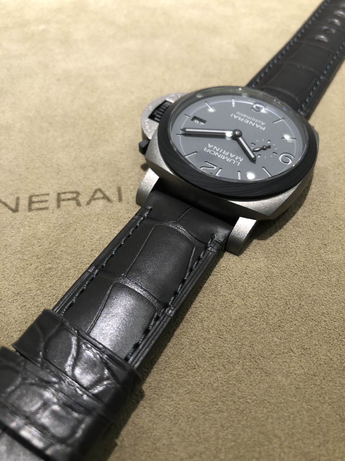 PANERAI_パネライ_strap_アリゲーターグレー