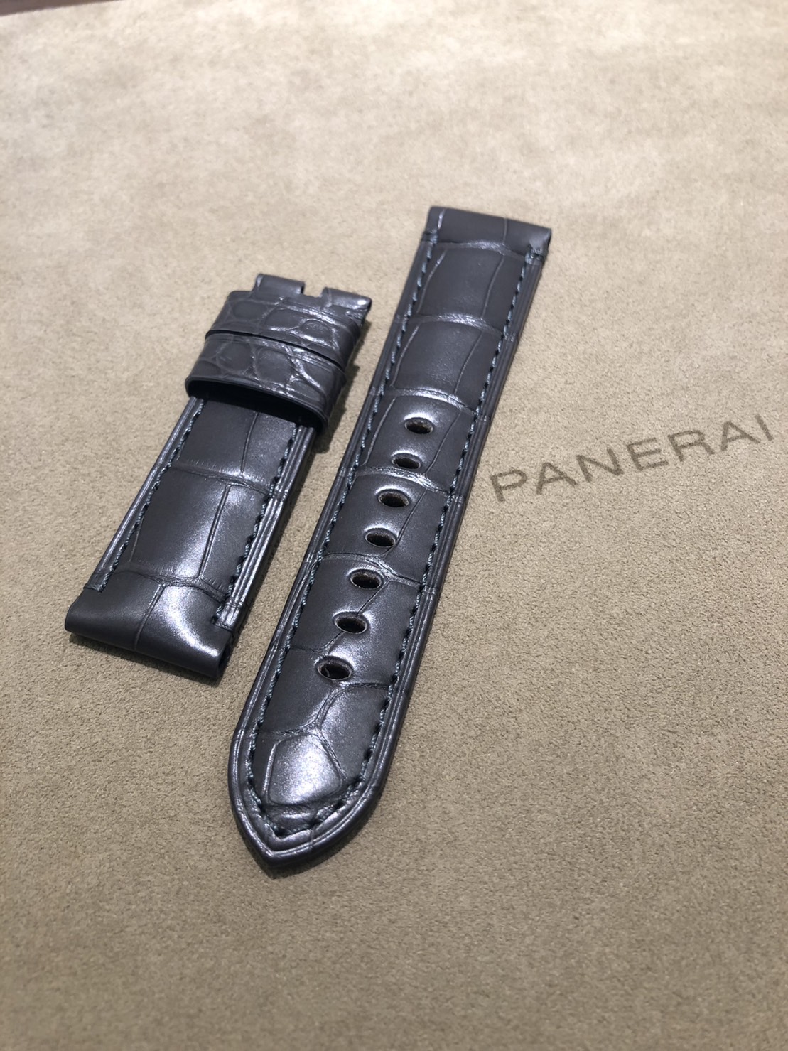 PANERAI_パネライ_strap_アリゲーターグレー