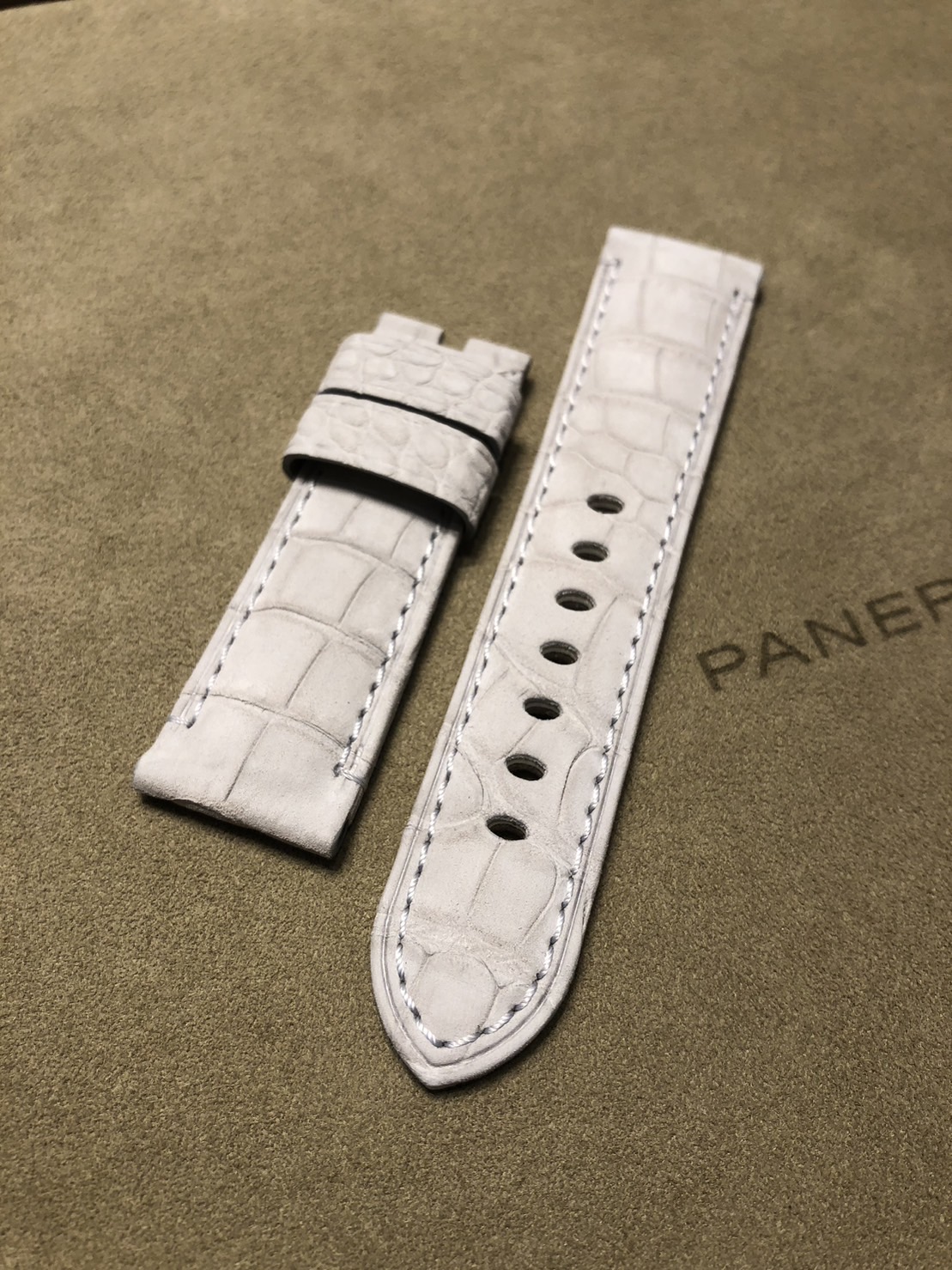 PANERAI_パネライ_strap_アリゲーターヌバックグレー