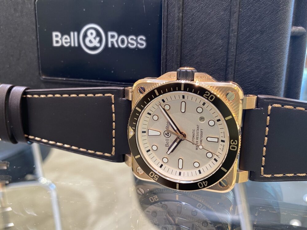 BELL＆ROSS ベル＆ロス BR03-92 ダイバー ホワイト ブロンズ