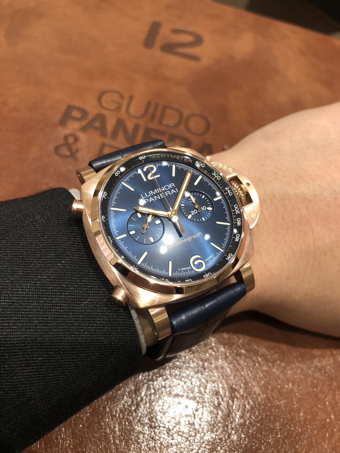 PAM01111 ルミノール クロノ ゴールドテック™ ブルノッテ_PANERAI_パネライ