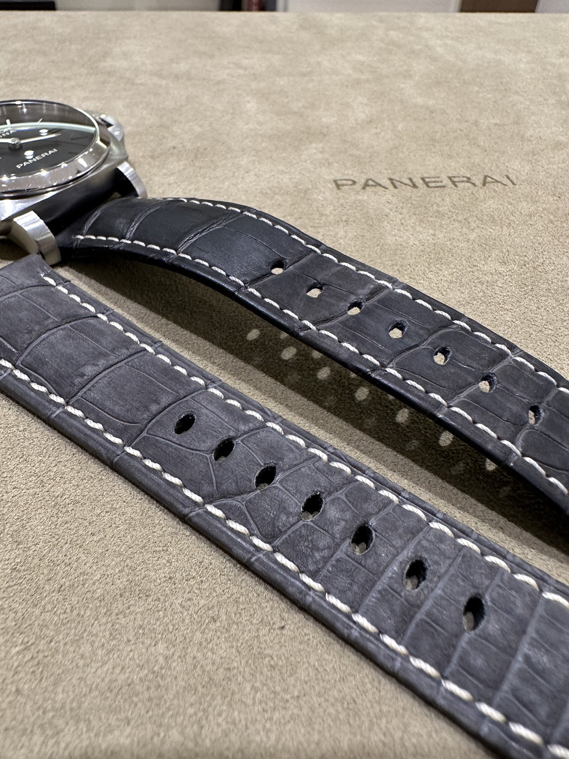 PANERAI_パネライ_strap_アリゲーターヌバックブラック