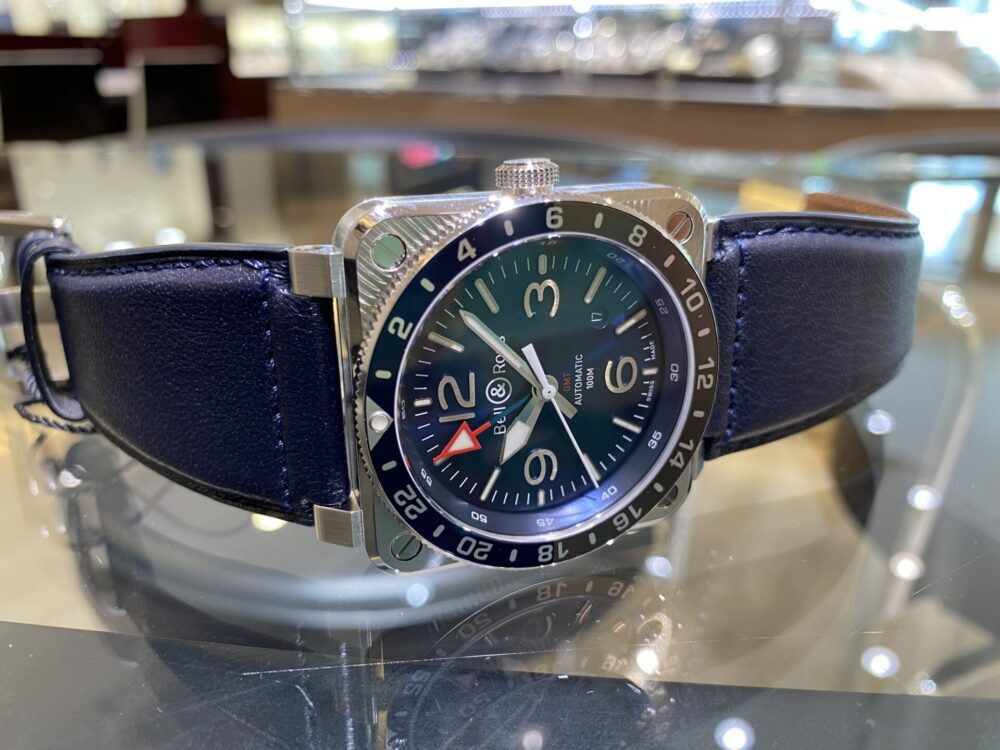 Bell & Ross_ベル＆ロス_BR 03-93 GMT BLUE_BR0393-BLU-ST/SCA