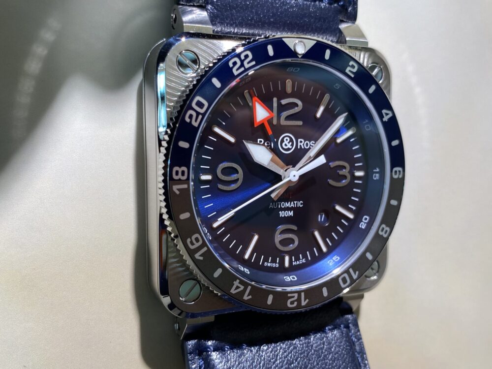 Bell & Ross_ベル＆ロス_BR 03-93 GMT BLUE_BR0393-BLU-ST/SCA