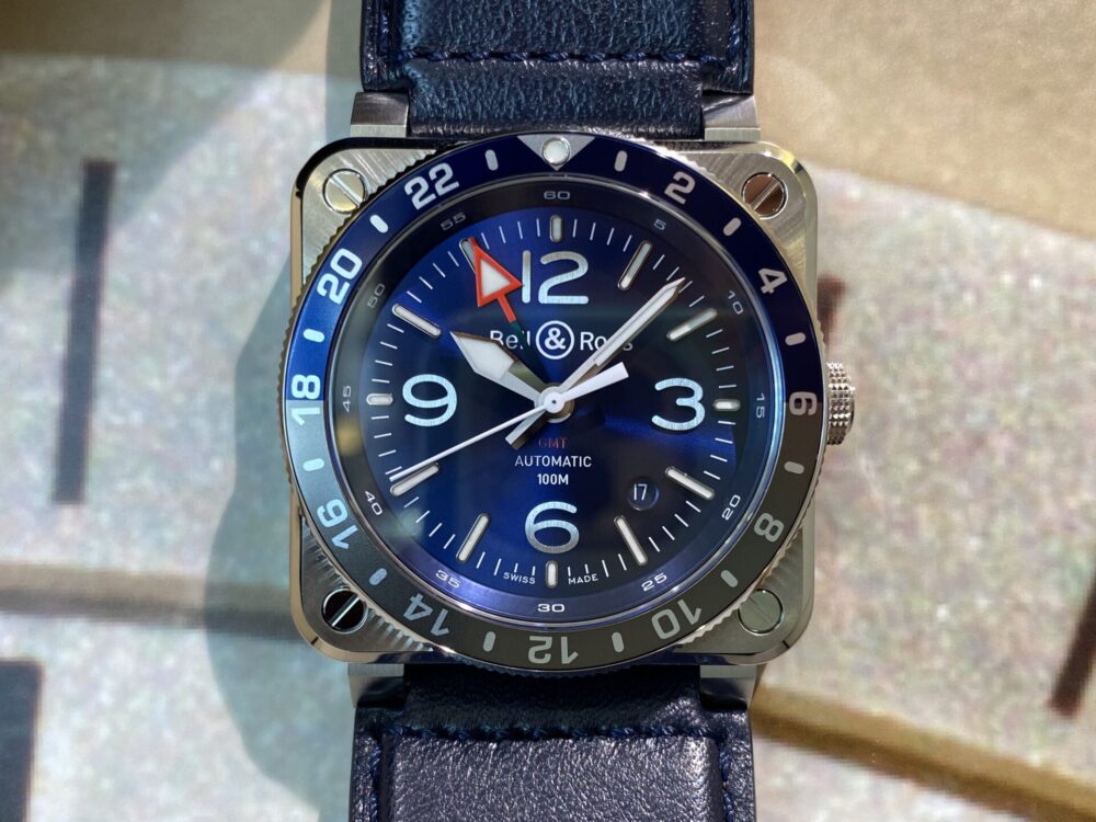 Bell & Ross_ベル＆ロス_BR 03-93 GMT BLUE_BR0393-BLU-ST/SCA