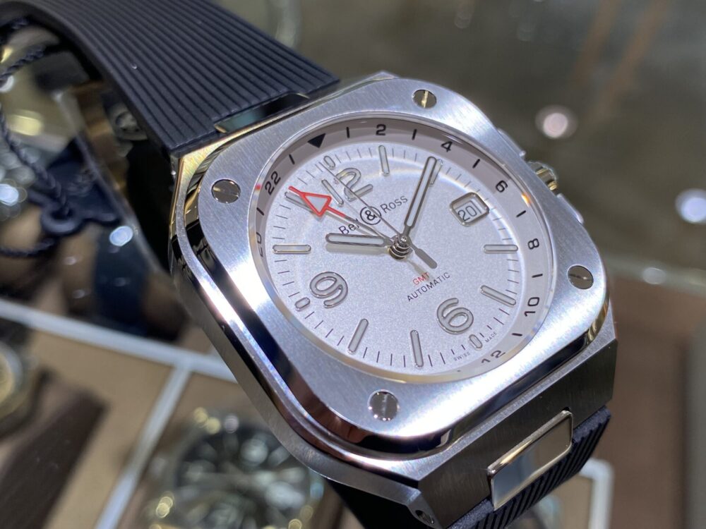 Bell & Ross_ベル＆ロス_BR 05 GMT WHITE_BR05G-SI-ST/SRB