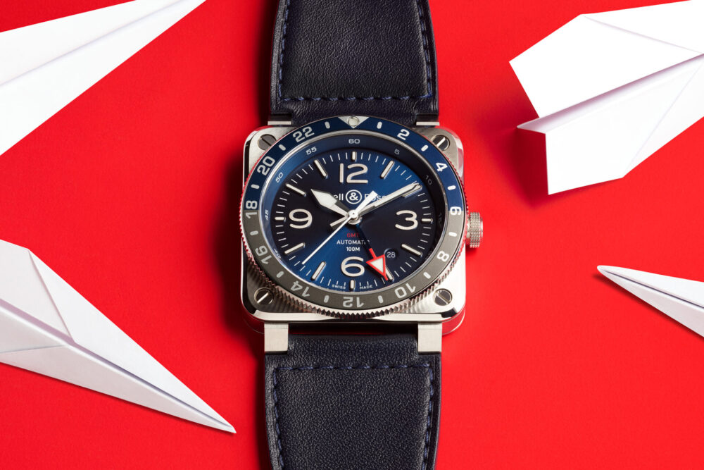 Bell & Ross_ベル＆ロス_BR 03-93 GMT BLUE_BR0393-BLU-ST/SCA