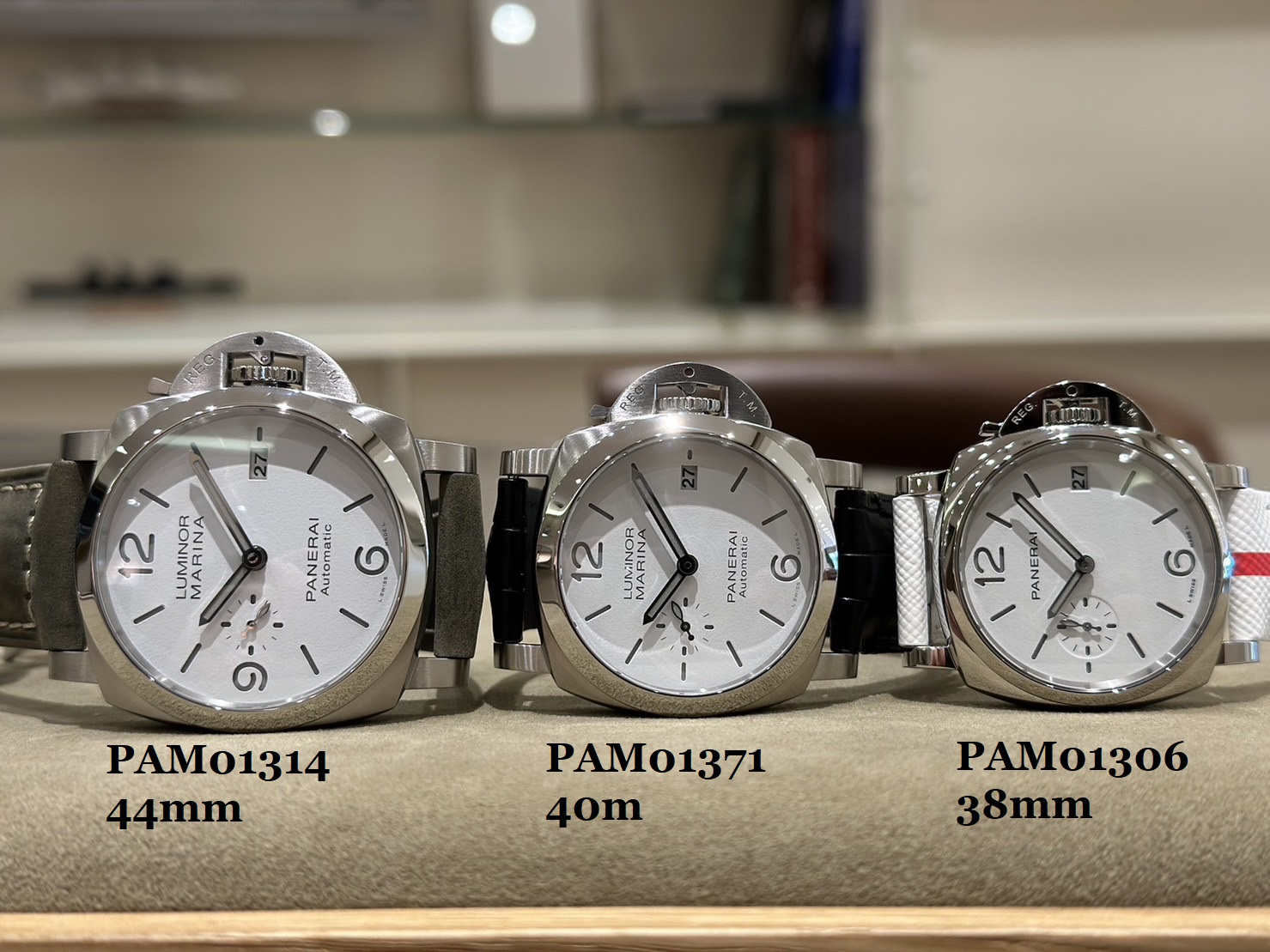 PANERAI_パネライ_PAM01306_ルミノール_ピッコロ_ドゥエ_ルナロッサ_38ｍｍ_PAM01371 ルミノール_マリーナ_クアランタ_40mm_PAM01314 ルミノール マリーナ - 44mm