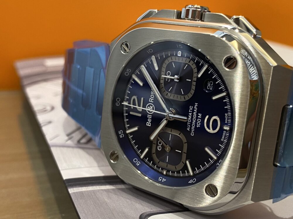 Bell&Ross_ベル＆ロス_BR 05 CHRONO BLUE STEEL_BR05C-BLU-ST/SST