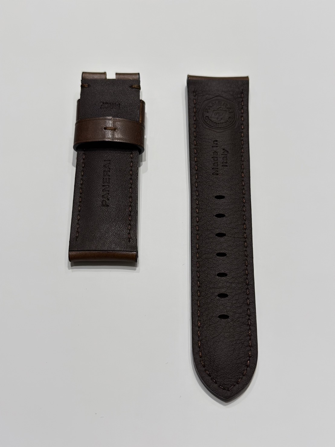 PANERAI_パネライ_strap_カーフダークブラウン_パティーナ