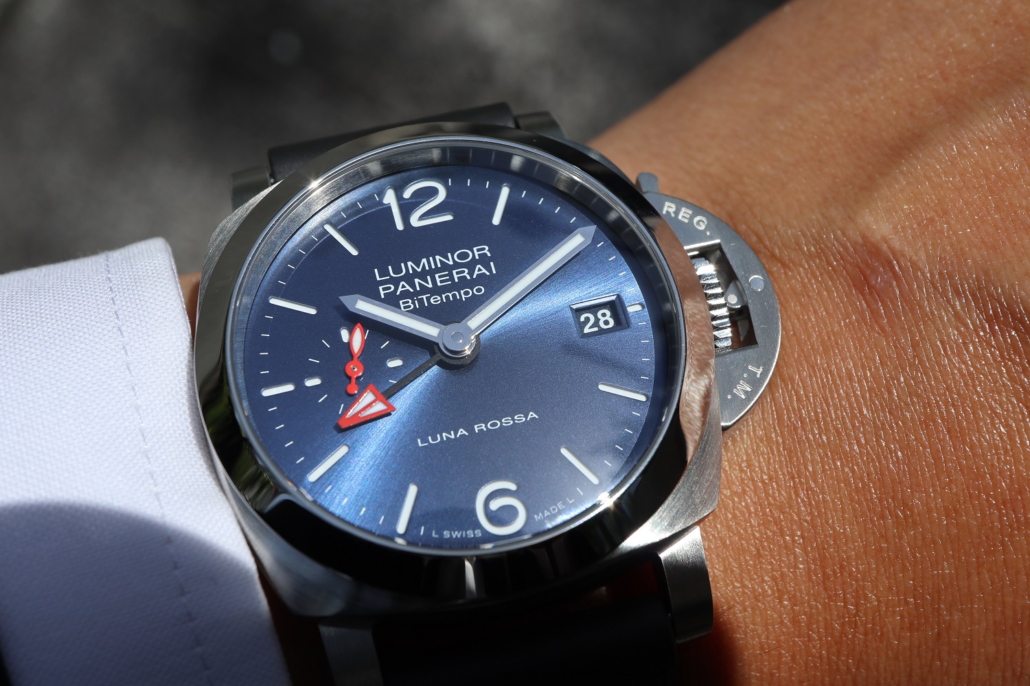 PANERAI_パネライ_PAM01404_LUMINOR_ルミノール_クアランタ_LUNAROSSA_ルナロッサ_GMT_ビテンポ_BiTempo