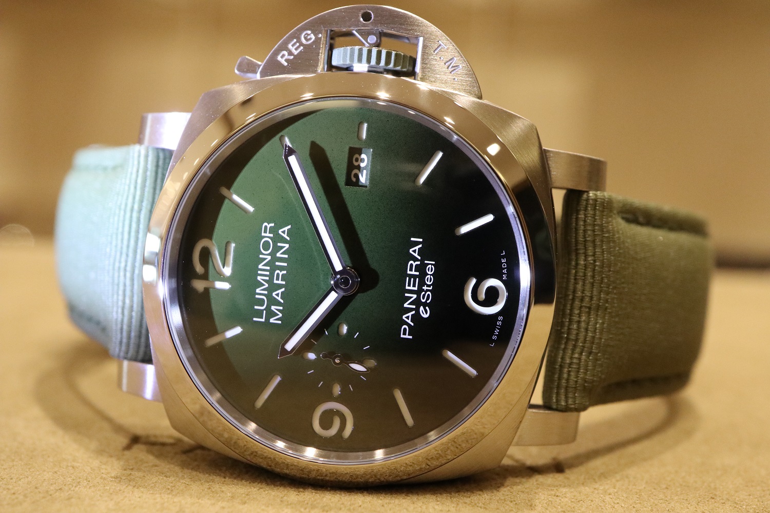 PANERAI_パネライ_ルミノール マリーナ ESteel™ ヴェルデ ズメラルド_PAM01356