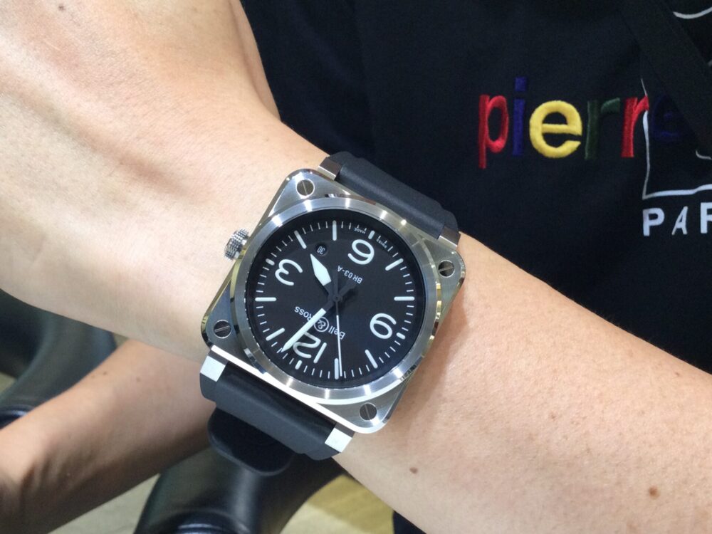 Bell＆Ross_ベル＆ロス_BR 03 BLACK STEEL_BR03A-BL-ST/SRB