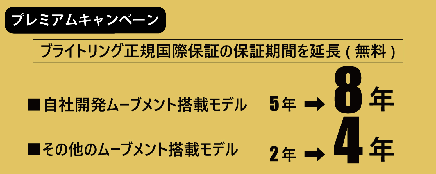 ブライトリングブティック名古屋プレミアムキャンペーン