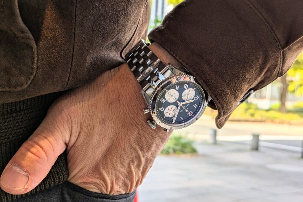 ブライトリング_breitling_クラシック アヴィ クロノグラフ 42 カーチス ウォーホーク_A233802A1L1A1