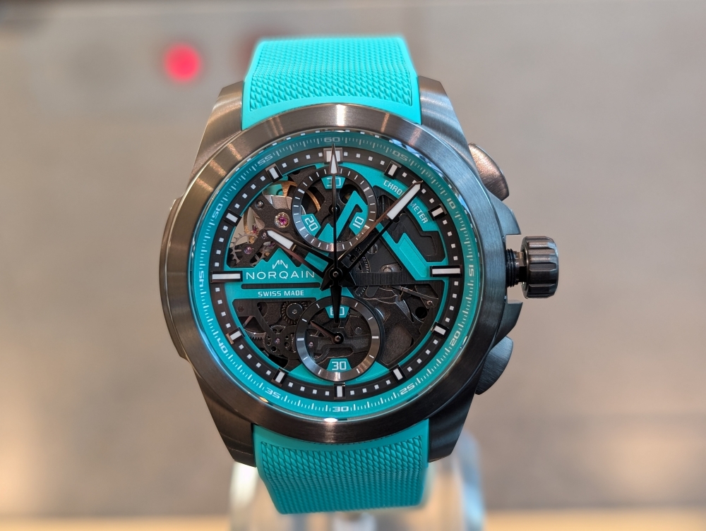 ノルケイン_インディペンデンス スケルトン クロノ 42mm ジェイド_NNT3200BLC/JD326/322CHJDR.20T