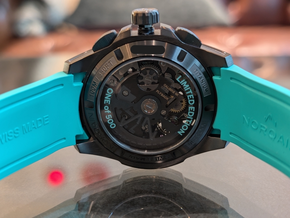 ノルケイン_インディペンデンス スケルトン クロノ 42mm ジェイド_NNT3200BLC/JD326/322CHJDR.20T