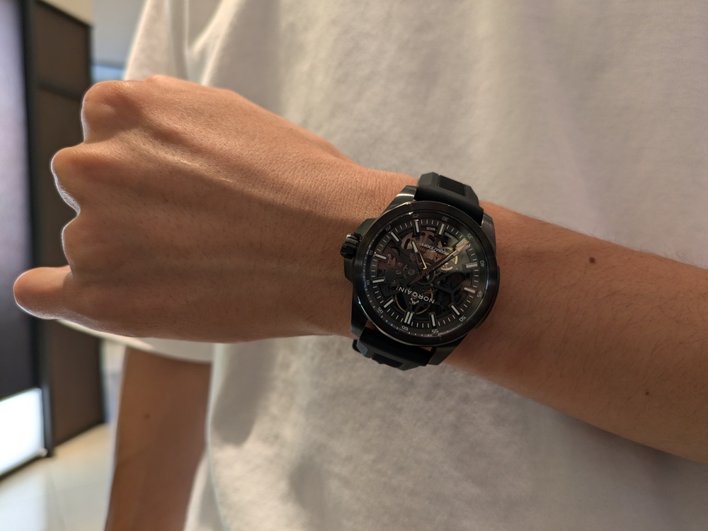 ノルケイン_インディペンデンス スケルトン 40mm_N3008.07B01.G01