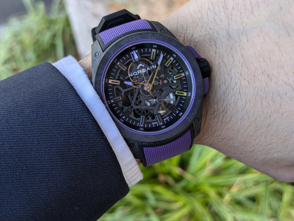ノルケイン_ワイルドワン スケルトン 42mm リミテッドエディション パープル_N3000.07Q26.B23