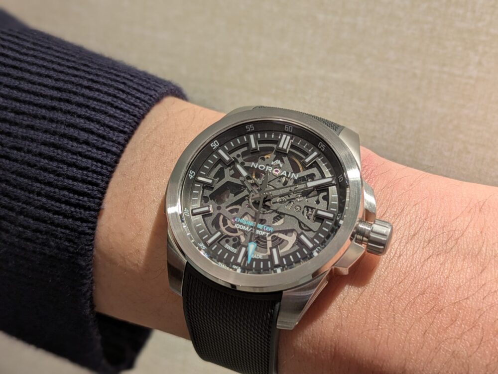 ノルケイン_インディペンデンス スケルトン 40mm_N3008.07S01.G01