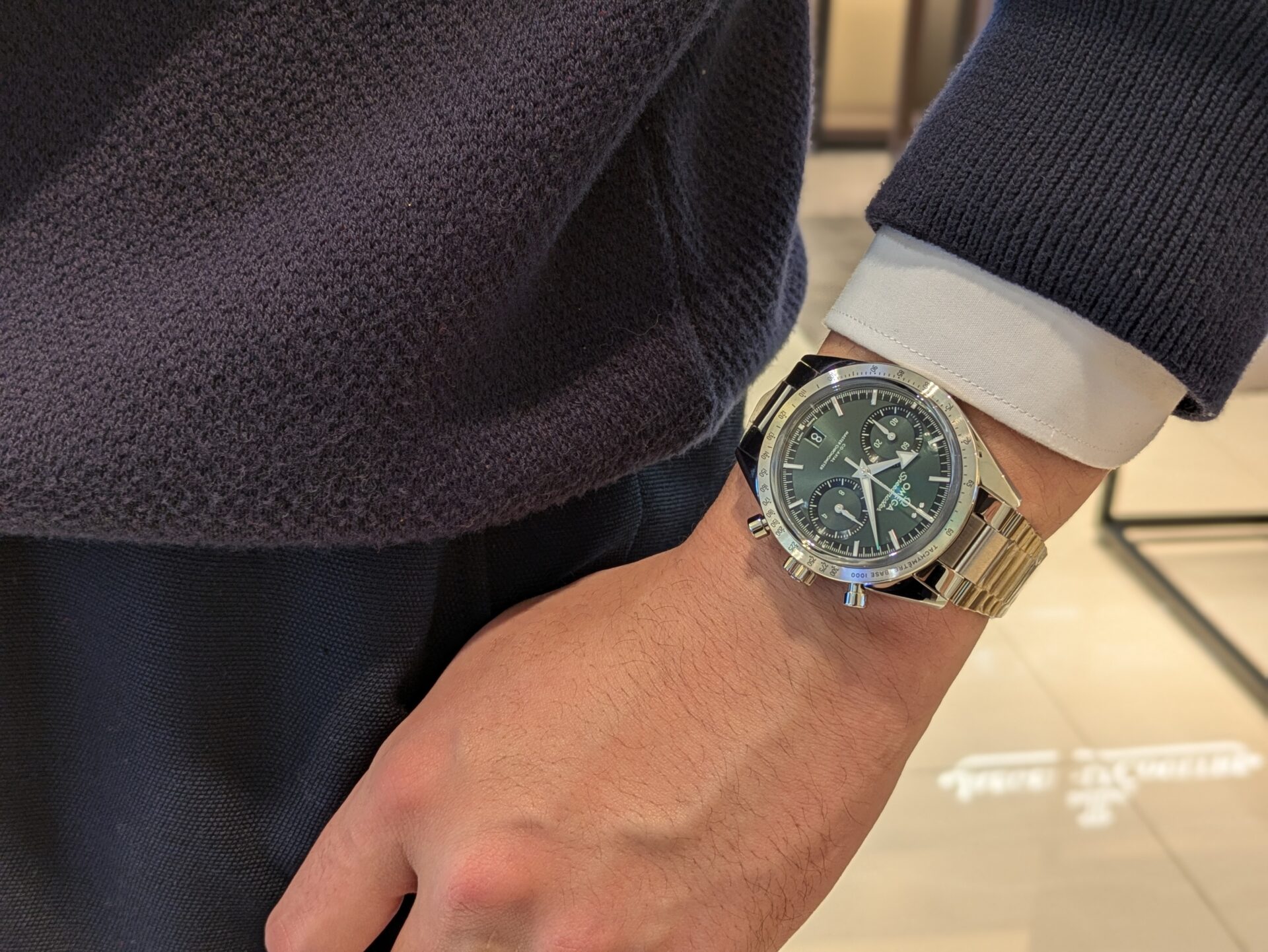 オメガ_スピードマスター'57コーアクシャル マスター クロノメーター クロノグラフ 40.5MM_332.10.41.51.10.001