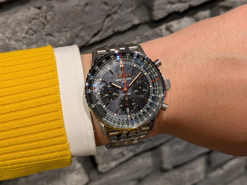 ブライトリング_ナビタイマー B01 クロノグラフ 43 ジャパンエディション_AB01381G1B1A1