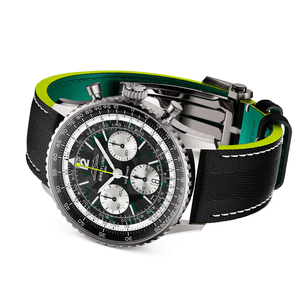 ブライトリング_ナビタイマー B01 クロノグラフ 43 Aston Martin Aramco Formula ONE™ team_EB01381A1B1X1