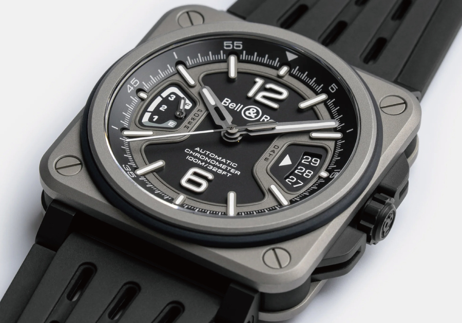 Bell & Ross BR 03 CHRONO BR 03-94 BLACK MATTE CERAMIC 品番:BR0394-BL-CE