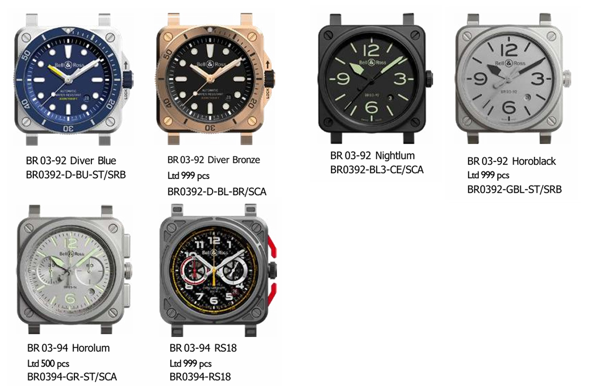 Bell＆Ross_ベル&ロス_BR03第二世代2018年