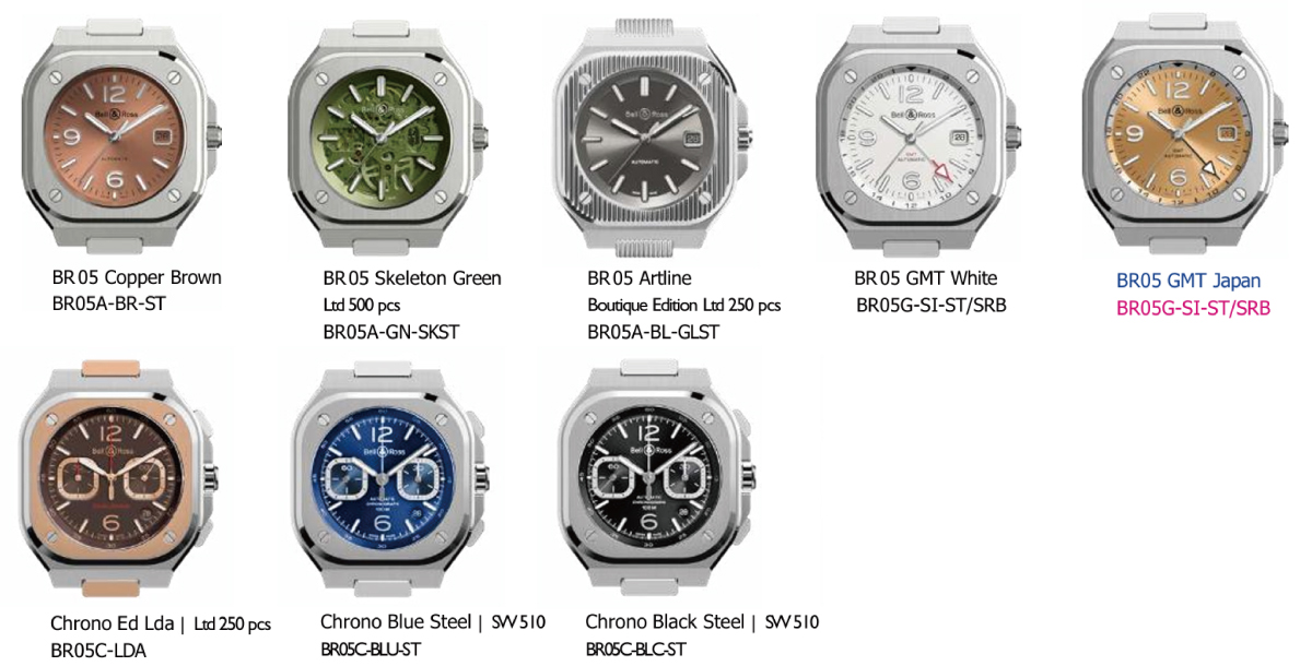 【保存版】超人気！ベル&ロスのラグジュアリー・スポーツ（ラグスポ）BR05シリーズを全部まとめてアーカイブ【Bell＆Ross】