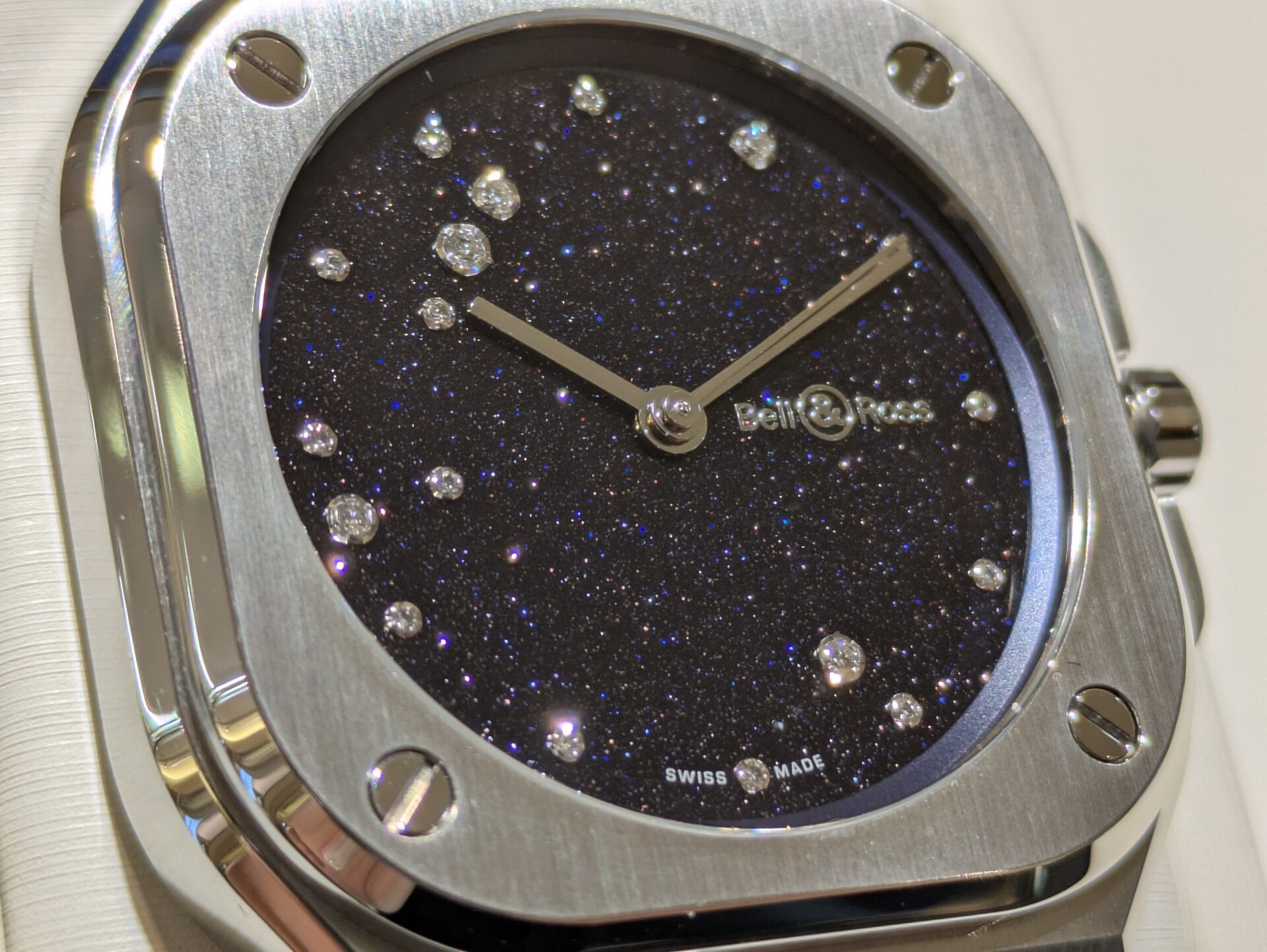 ベル&ロス_BR-05 36 MM Blue Diamond Eagle_BR05A-S-EA-ST/SST