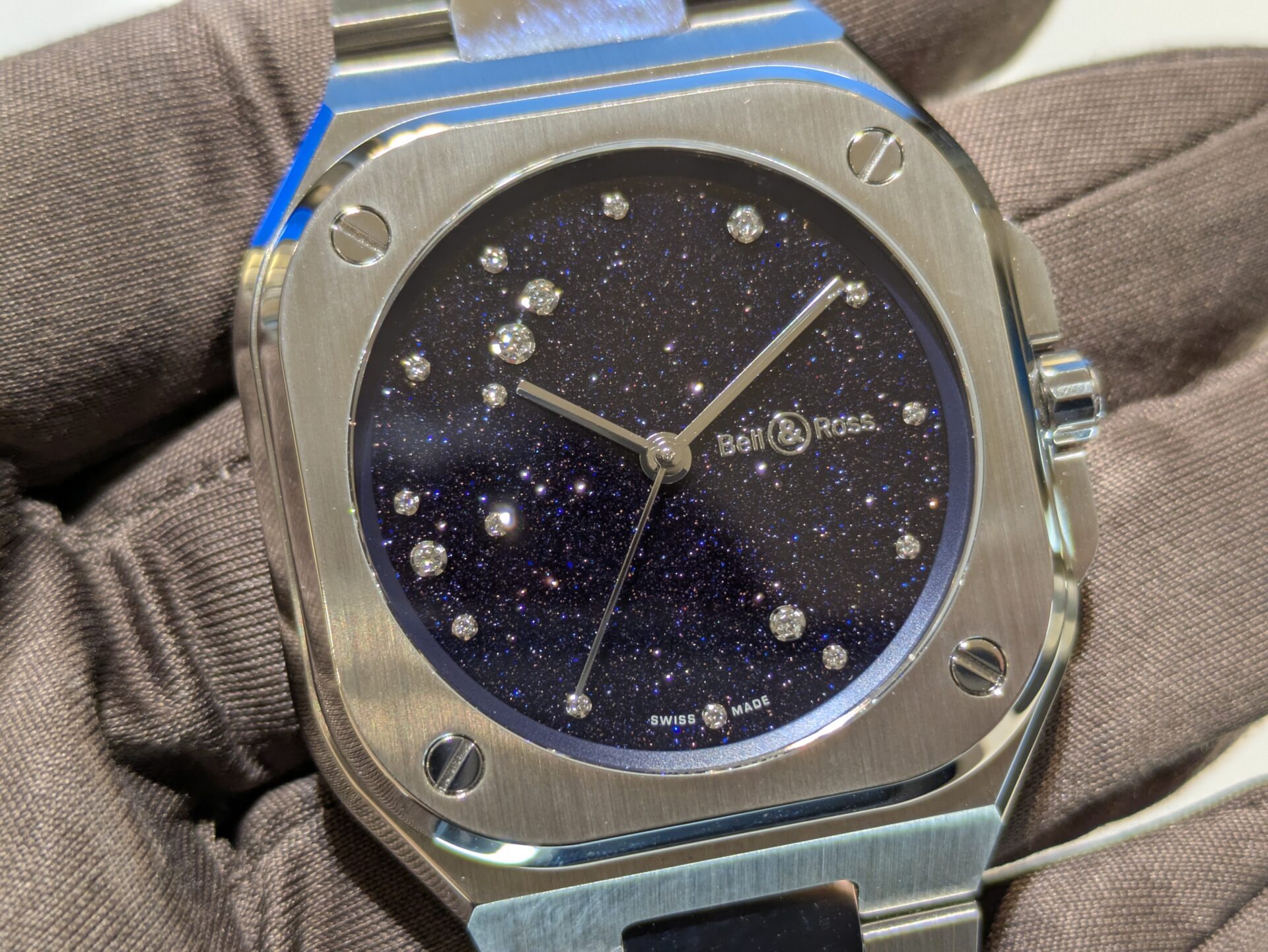 ベル&ロス_BR-05 36 MM Blue Diamond Eagle_BR05A-S-EA-ST/SST