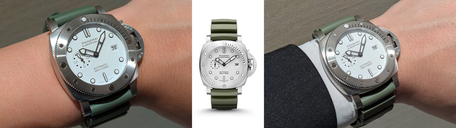 PAM01595_PAM01226 サブマーシブル クアランタクアトロ ビアンコ_PANERAI_パネライ