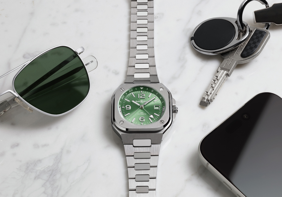 Bell&Ross_ベル&ロス_ベルアンドドロス_BR05G-GN-ST/SST_BR-05GMTグリーンスチール