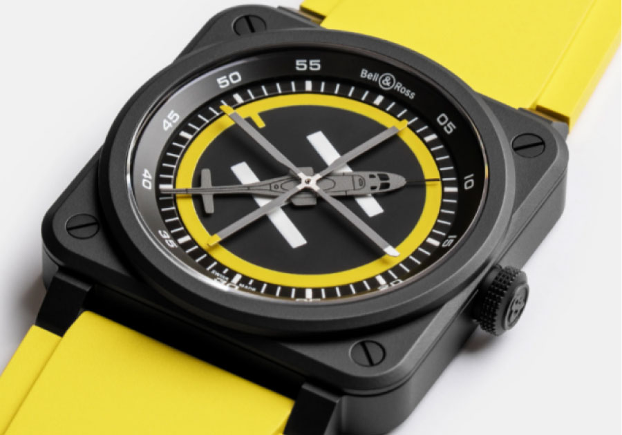 Bell&Ross_ベル&ロス_ベルアンドロス_HELIPAD_ヘリパッド_BR03A‐HE‐CE/SRB