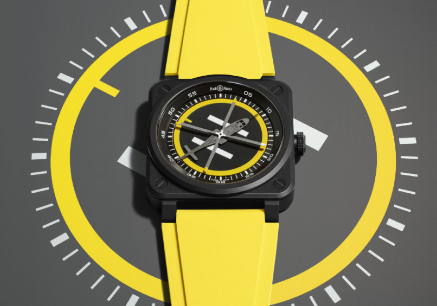 Bell&Ross_ベル&ロス_ベルアンドロス_HELIPAD_ヘリパッド_BR03A‐HE‐CE/SRB